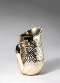 在飛比找誠品線上優惠-ST.MALO秘魯工匠手工陶瓷藝術造型花瓶-銀-2201PH