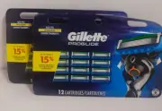 Gillette ProGlide Razor Blade Refills Fits All ProGlide Pack of 12x2 = Total 24
