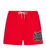 Elastic waist swimming trunks IT52 red