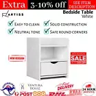 Artiss Bedside Tables Side Table Nightstand Drawer Shelf Bedroom Storage White