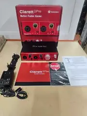 FOCUSRITE CLARETT+ 2PRE 10X4 THUNDERBOLT AUDIO INTERFACE