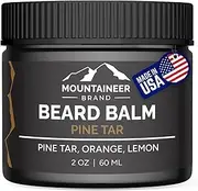 Magic Beard Balm by Mountaineer Brand: All Natural Beard Conditioning Balm (WV Pine Tar)