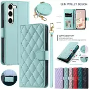 Wallet Case For Samsung S25 S24 FE S23 S22 S21 S20 Ultra Plus Leather Flip Cover