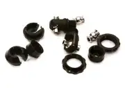 CNC Machined Anodized Shock Parts for Traxxas TRX-4 Scale & Trailer Crawler