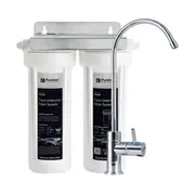Puretec TS200 Twin Cartridge Water Filter Kit Undersink With High Loop Faucet