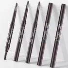 Waterproof Microblading Eye Brow Eyeliner Eyebrow Pen Makeup Pencil Brush B3X9