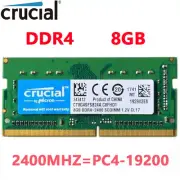 CRUCIAL DDR4 8GB 2400MHz PC4-19200 Laptop Notebook Memory 260-pin SODIMM-