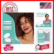 2 Pairs Snap on Dentures for Women with Missing Teeth, Veneers Snap in Teeth ...