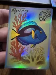 Regal Tang Fish Custom Holographic Refractor Art Trading Card /9