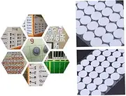 HAWILLOSCH 1000Pcs Round Back Sticky Dots Adhesive Hook and Loop Tapes Strong Adhesive for Various Surfaces Easy Peel and Stick Design for Crafts