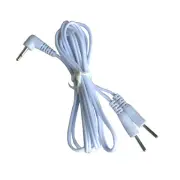 2 PCS Replacement Electrode Lead Wires 2.5mm DC Head 2.0mm Plug in TENS Device