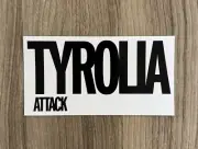 Authentic Tyrolia Attack Sticker Decal Ski Snowboard Ski Bindings