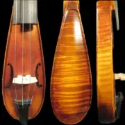 Baroque style Pochette SONG inlay shell violin 7 3/4",good sound #13153