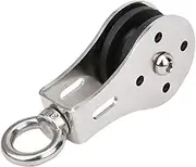 360 Bearing Pulley for Cable, Lifting Quiet Wheel Gym U Grooved Heavy Duty Degree Rotation Traction Pulley Bearing for Workout Equipment Cable Machine LAT Pull Down Attachment System DIY Home