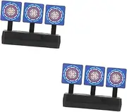 Sosoport 2pcs Auto Target Shooting Toy Professional Reusable Sports Practice Range Soft Board