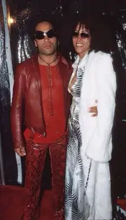 Lenny Kravitz and Cynthia Garrett during The 27th Annual American - Old Photo