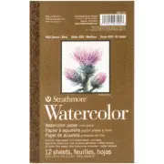 Strathmore Watercolor Paper Pad 5.5"X8.5"-12 Sheets 298103