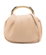 clamshell handbag One size Nude