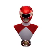 Shock Collectibles Power Rangers Red Ranger Life Bust PCS Exclusive