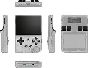 ANBERNIC RG35XX Handheld Game Console with 5000 Games, 3.5inch IPS OCA Screen Linux System Chip Cortex-A9 Portable Handheld Nostalgic Arcade Retro Game Machine, 64g, 2100mAh (White)