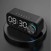 Wireless Bluetooth Speaker with Alarm Clock Stereo Bass USB/TF Card Capable