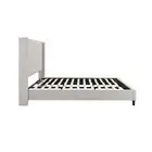 Foret Bed Frame Queen King Size Mattress Base Platform Fabric Wooden Sleep Beds