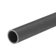 PVC Rigid Round Pipe 16mm ID 20mm OD 20cm/8" Length Light Grey High Impact