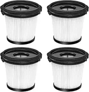 4 Packs HEPA Filters Replacement ，Compatible for Shark，IW3511 and IW1111 Detect Pro Lightweight Cordless Vacuum Cleaner