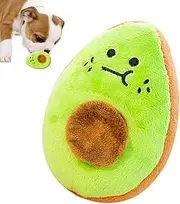 Dog Plush Toys - Soft Dog Toys | Mental Enrichment Treat Fruit Design Stuffed Teether for Chewing Teething Training Fetch Indoor Outdoor Crate Birthday Easter