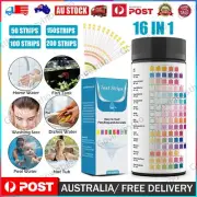 50-200PCS 16 in 1 Drinking Water Test Kit Strips Home Water Quality Test for Tap