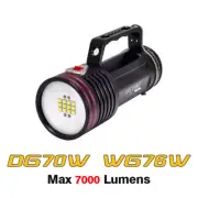 Archon DG70W WG76W Rechargeable Handle Diving Light Underwater Flashlight Torch