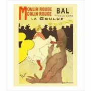 Toulouse Lautrec - Moulin Rouge MINI POSTER 40.5x51cm NEW