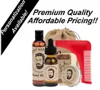 Beard Grooming Kit - Beard Oil - Balm - Beard Wash - Soap - Beard Shaping Comb