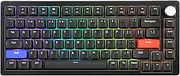 DrunkDeer A75 Mechanical Keyboard for valorant, TKL Gaming Keyboards, Hyper Fast Magnetic-Switch, Rapid Trigger, RGB Wired USB Compact 82 Keys with Knob Black