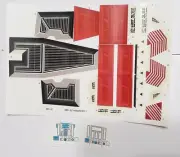 Vintage Star Wars Snowspeeder (Red) Replacement Sticker Peel & Stick
