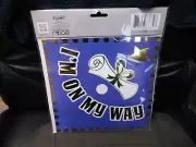 Decorative Cardboard Graduation Hat Topper "I'm On My Way" 9.25" X 9.25"