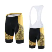 Gold Challenger Men's Cycling Shorts/Bib Shorts Bicycle Bike Shorts Compression