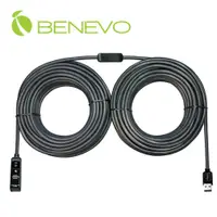 在飛比找PChome24h購物優惠-BENEVO專業型 30M 主動式USB 3.0 訊號增益延