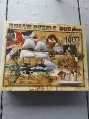 Colonial Jamestown Settlement 500 Piece Collage Puzzle