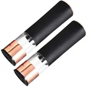 Pbb 2Pcs Automatic Salt Pepper Grinder Electric Spice Mill Battery Powered Adjustable Coarseness Pepper [PB] Rose gold black