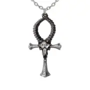 Alchemy Gothic Ankh Of Ammon Pewter Necklace • Local Stock • Gothic