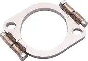 NICHANGHUA 3" Inch Mild Steel Exhaust Split Flange Flat Oval Replacement for Car Auto