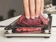 Professional Beef Jerky Slicer Making Cutting Board Kit with Jerky Legends Blend of Smoky Spicy Cajun seasonings with 10 inch Carving and Slicing Knife