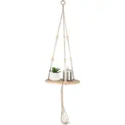 Drake Macrame Hanging Display Shelf