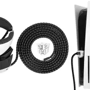 Geekria Cable Protectors Cover and Plug Protector Compatible with PS5, PSVR 2