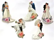 3D Easy Die Cut Card Toppers WEDDING Designs Glltter Hotfoil Cardmaking Type 2