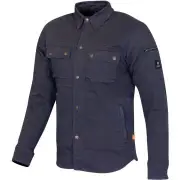Brody D3O Dark Blue Single Layer Motorcycle Riding Shirt