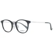Max Mara MA-1053645 Women Black Optical Frame Plastic Full Rim Round Eyeglasses