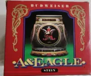Budweiser A&Eagle Stein. W Certificate of Authenticity. New In The Box.