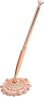 jojofuny Sparkly Business Pen Luxurious Decorative Ballpoint for Office Hotel Bank Use Smooth Writing Experience Glamorous Design with Base Engagement Signature Pen